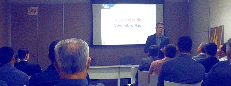 Dr. Aguinel Bastian palestra sobre o Novembro Azul na Unicred