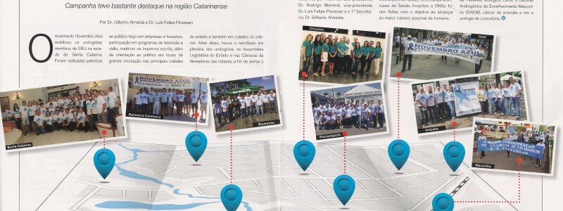 Novembro Azul em Santa Catarina: artigo do Boletim da Urologia da SBU